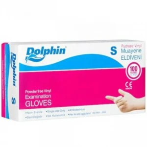 Dolphin Vinil Eldiven Pudrasız Small