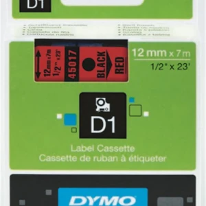 DYMO S0720560 D1 Yedek Şerit, 12 mm x 7 mt, Mavi- Siyah (45016)