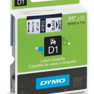 DYMO S0720730 D1 Yedek Şerit, 9 mm x 7 mt, Sarı- Siyah (40918)