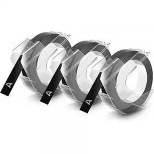 DYMO S0847730 Kabartma Şerit Rhino  9 mmx3 mt 3lü Siyah Şerit 