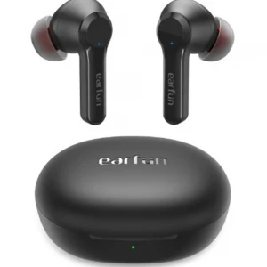 EarFun Air Pro 2 TW300B Siyah 6 Mikrofonlu ENC + Hybrid ANC IPX5 Tere Dayanıklı Bluetooth Gerçek Kab