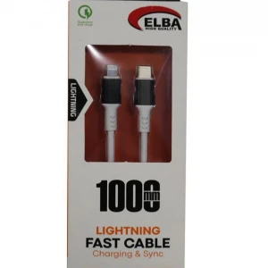 Elba Elb39 L20 Iphone To Type-c 1Mt Beyaz Şarj Kablosu Beyaz