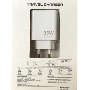 Elba ELB11 Elb-35w USB 35w Hızlı Şarj Akım Koruma EV Şarj Kafa
