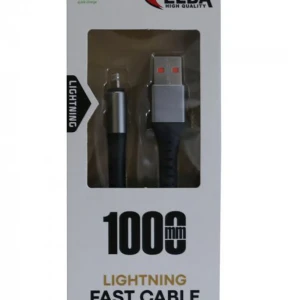 Elba Elb35-IOS 1Mt  iPhone Lightning 3A Hızlı Şarj Hasırlı Şarj Kablosu