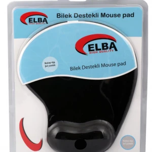 Elba K06152 Bileklikli Jel Mouse Pad Siyah
