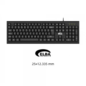 Elba K112 Q Usb Siyah Türkçe Kablolu Standart Klavye