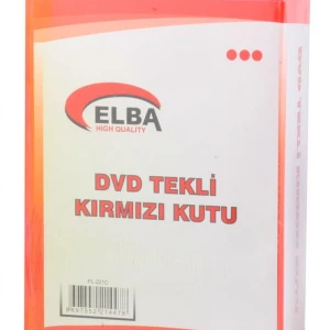 Elba PL-221C Tekli Kırmızı Renkli Standart Dvd Kutusu 