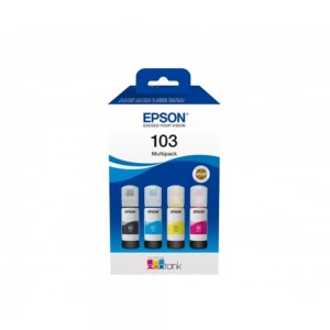 Epson 103 Cyan-Magenta-Yellow-Black Mavi-Kırmızı-Sarı-Siyah T00S6 4lü Multipack Kartuş