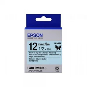 Epson LK-4YBF Floresanlı Sarı Üzeri Siyah 12mm 9Metre Etiket