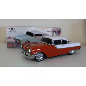 EVERTON RT-1950 Turuncu Arabalı  Bluetooth Fm-Usb-Tf-Aux Şarjlı Nostaljik Radyo