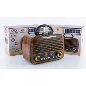 Everton Rt-552  Bluetooth Fm-Usb-Tf-Aux Şarjlı Nostaljik Radyo