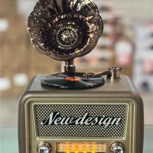 Everton Rt-609  Bluetooth Fm-Usb-Tf-Aux  Şarjlı Nostaljik Radyo