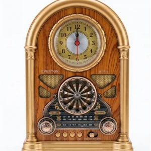 Everton RT-719  Şarjlı, Saat Göstergeli Nostaljik Radyo( Bluetooth-USB-SD-FM)
