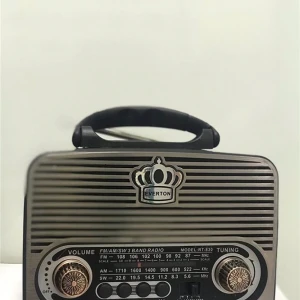 Everton Rt-830 Güneş Enerjili Panelli Bluetooth Fm-usb-Tf Card-Aux Nostaljik Radyo