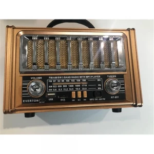 Everton Rt-851 Bluetooth Fm-usb-sd- Tf Şarjlı Nostalji Radyo 