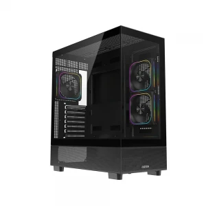 FAZEON F17 750W 80PLUS BRONZE 3x120mm ARGB Fanlı ATX Siyah Bilgisayar Kasası