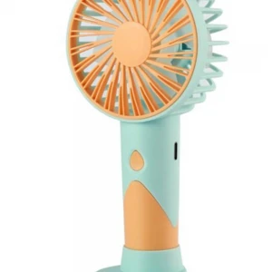 Feny FN-F20 Mavi-Turuncu Minifan Kademeli Ultra Sessiz Şarjlı Taşınabilir 500Mah Mini El Fanı