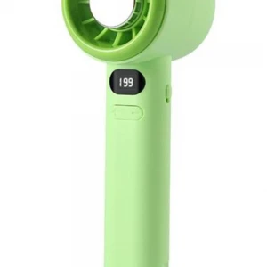 Feny FN-F40 Yeşil Kademeli Ultra Sessiz Led Göstergeli Şarjlı 1800Mah Turbo Mini El Fanı
