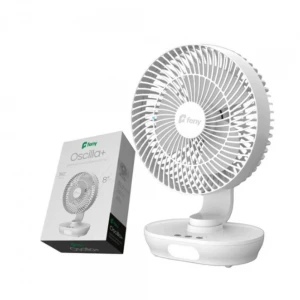 Feny FN-F88 Oscilla 3 Kademe Hız Ayarlı 180° 3000 Mah Şarjlı  8"Masüstü Vantilatör 150° Salınım