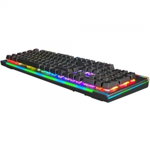 GameBooster G906B Spectrum Rainbow Aydınlatmalı Bileklikli Mekanik Oyun Klavyesi