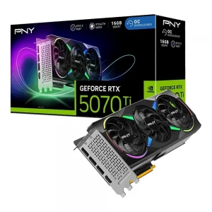 PNY GeForce RTX5070Ti VCG5070T16TFXXPB1-O GDDR7 16GB ARGB OC DisplayPort HDMI Siyah Ekran Kartı