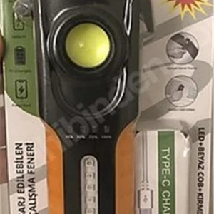 Gold Silver GS-1150 Mıknatıslı Powerbanklı Fener