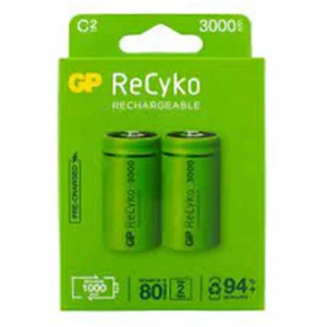 Gp 5700 mAh Kalın Şarjlı Kalın Pil 2 li Kart D Boy GP570DHCBMTR-2EB2