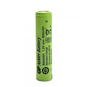 GP AAA 800 mAh Şarjlı İnce Düz Kafa Endüstriyel Tekli Paket Pil