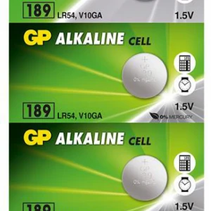 GP GP189-C5 LR54 AG10-LR1130 Alkalin Düğme Pil 5'li Paket