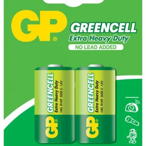 GP Greencel R14 Orta Boy Çinko Pil 2'li Paket GP14G-U2