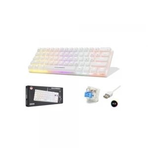 Hadron G508B Kablolu Oyuncu Mini Klavye Mekanik Blue Switch Rgb Q Beyaz