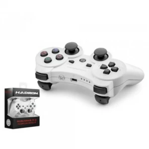 HADRON HD325B PS3 Uyumlu Kablosuz Bluetooth GamePad Oyun Kolu DoubleShock III - Beyaz