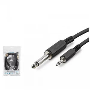 Hadron Hdx1055 6.5Mm To 3.5Mm Kablo Enstrüman Gitar 1.5M Siyah