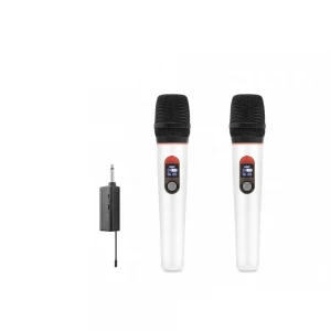 Hadron HDX2791B Beyaz  Kablosuz (WIRELESS) 2Lİ Mikrofon