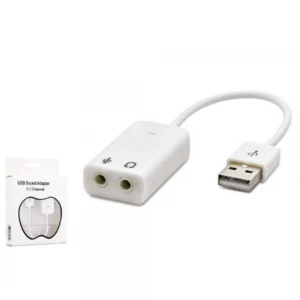 HADRON HDX5263 USB Harici Ses Kartı 7.1 Beyaz