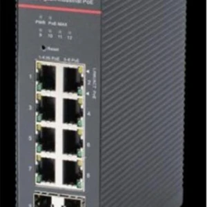 Hikvision DS-3T1512HP-SI-8P4F 8 Port+ 4 Port Gigabit Sfp 240W Endüstriyel Switch