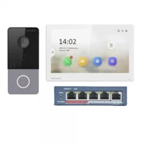 Hikvision DS-KIS213 7" 4 Tellli Analog Vİdeo İnterkom Kit