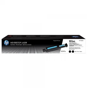 HP 103AD Black Siyah 2.500 Sayfa X 2 Çiftli Neverstop Toner W1103AD