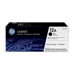 HP 12AD Black Siyah 2.000 Sayfa Çiftli Toner Q2612AF