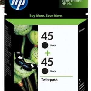HP 45 Black Siyah 42ML 51645AA 2Lİ Paket Kartuş CC625A