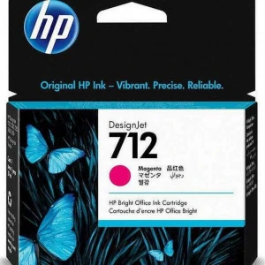 HP 712 Magenta Kırmızı 29ML Plotter Kartuşu 3ED68A