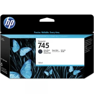 HP 745 Matte Black Mat Siyah 130ML Plotter Kartuşu F9J99A