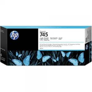 HP 745 Photo Black Foto Siyah 300ML Plotter Kartuşu F9K04A