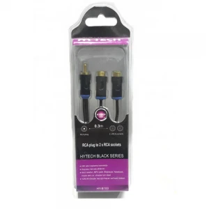 Hytech HY-B100 0.3M Rca M To 2 Rca F Kablosu