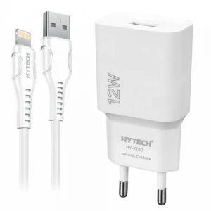 Hytech HY-XT50L 12W 5V 2.4A iPhone Beyaz Kablo + Ev Şarj Adaptör