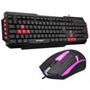 Hytech HYK-46 COMBO  Siyah USB Kırmızı Tuşlu Q Gaming Oyuncu Klavye +mouse set