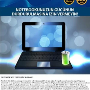 Inca Inpw-03tp 3mt Notebook Power Kablosu
