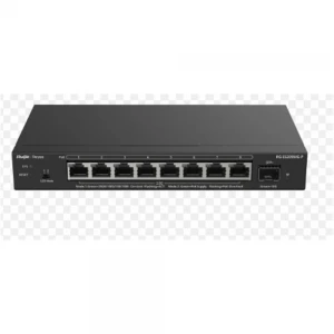 Ruijie-Reyee RG-EG209MG-P 9Port 10-100-1000Mbps Yönetilebilir Switch 1 x10G SFP 8 Port Poe+130W