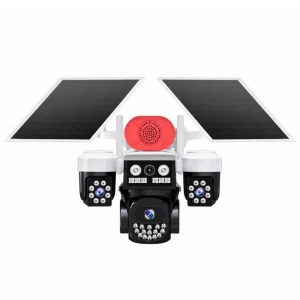 Joysee S3 9Mp AOR 4G 3.6mm+2x2.8mm 2 Solar Üç Kamera 19IR+18Led PTZ Kamera