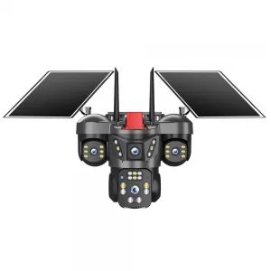 Joysee S4 12Mp AOR 2x3.6mm 2x2.8mm 4G 2 Solar Dört Kamera 22IR+12Led PTZ